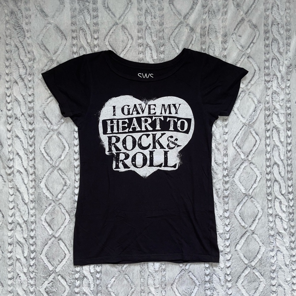 SWS I Gave My Heart to Rock & Roll Tee